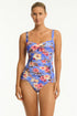 Sea Level Blue Hawaii Twist Singlet Top